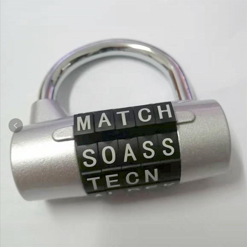 5-stellige mechanische U-förmige Zahlenschloss für Türen, Koffer, Schubladen und Fitnessstudios