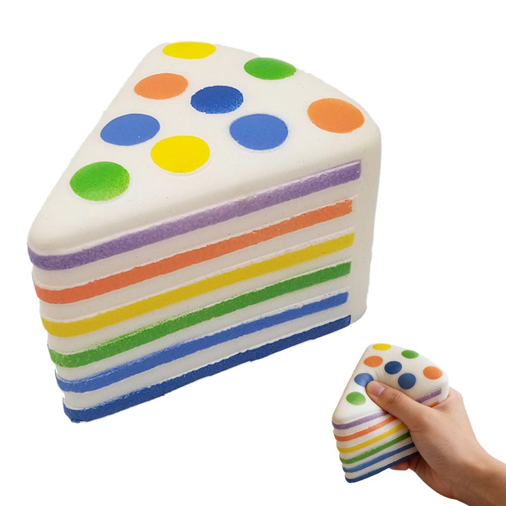 

Sweet Simulation Cake Toy Silicone Pinching Toys Soft Stress Relief Slow Rising Sensory Fidget Toys Gifts For Kids Adult