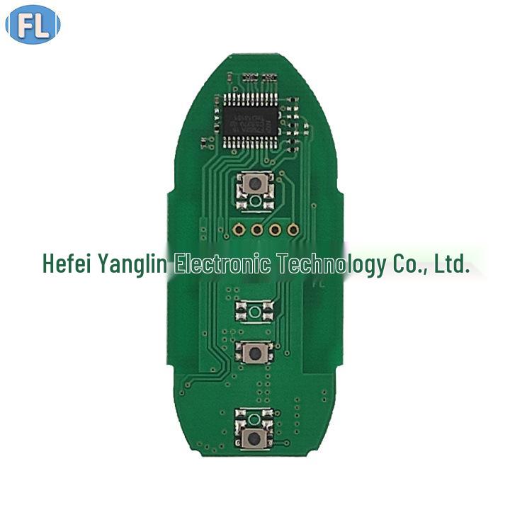 Compatible Remote Key for NS Bluebird 3+1 Button 433MHz 46 Chip