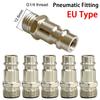 Male Thread European Standard Coupler G1/4 Thread Pneumatic Connector  for Air Compressor