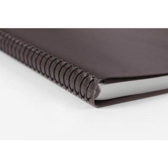 Midori Business Diary Notebook 2027 A5 Weekly Ring Brown (Starts January 2027)