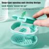 2 In 1 Multi-Layer Denture Retainer Case With Lid No-Leak Denture Bath Box Orthodontic Retainer Braces Storage Soaking Container