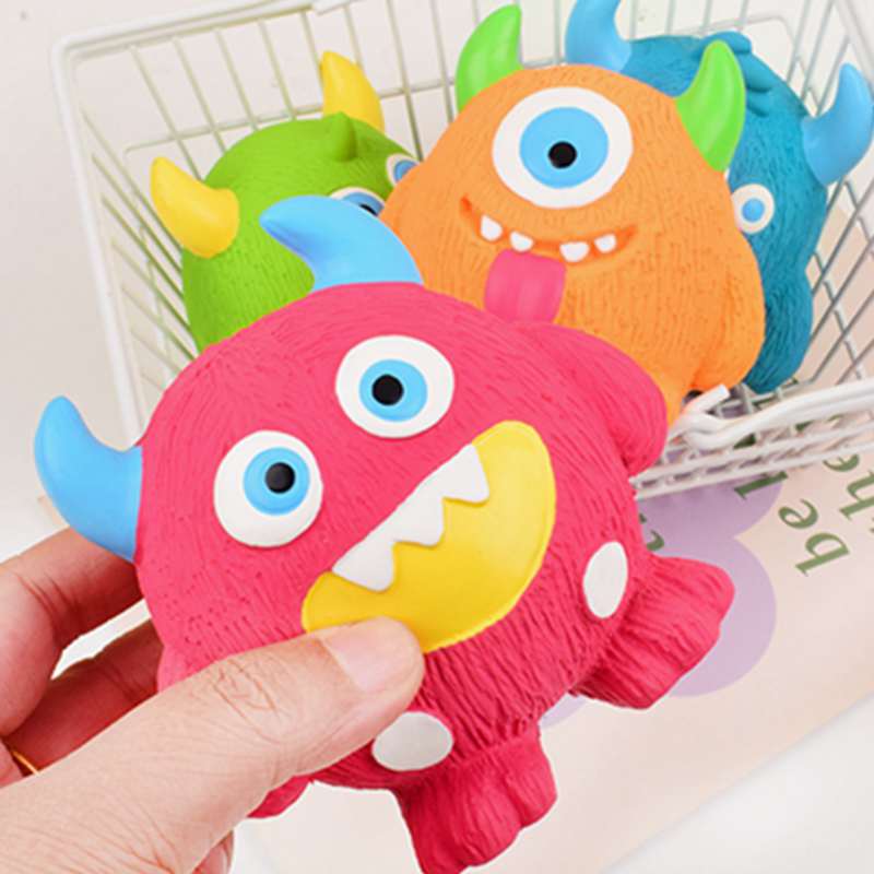 Dog Toys Cute Squeaky Pet Dog Interactive Chew Toy Puppy Bite Resistant Thorn Tooth Cleaning Toy Molar Chew Toy for Dog Supplies
