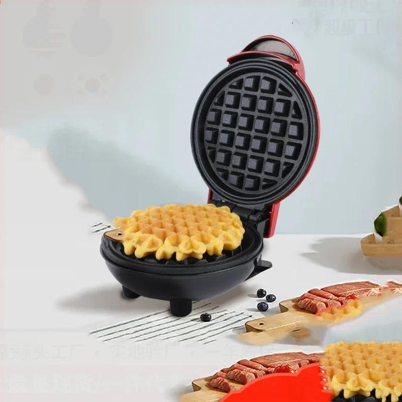 Waffle Maker 1PC Bread Pancake Baking Cake Breakfast Machine Saming Metallurgy Home Mini Grill Omelette Grilling