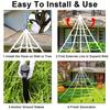 Halloween Triangle Spider Web,5M/7M Giant Simulation Spider Web,Halloween Props House Party Supplies Fake Webs Garden Decor