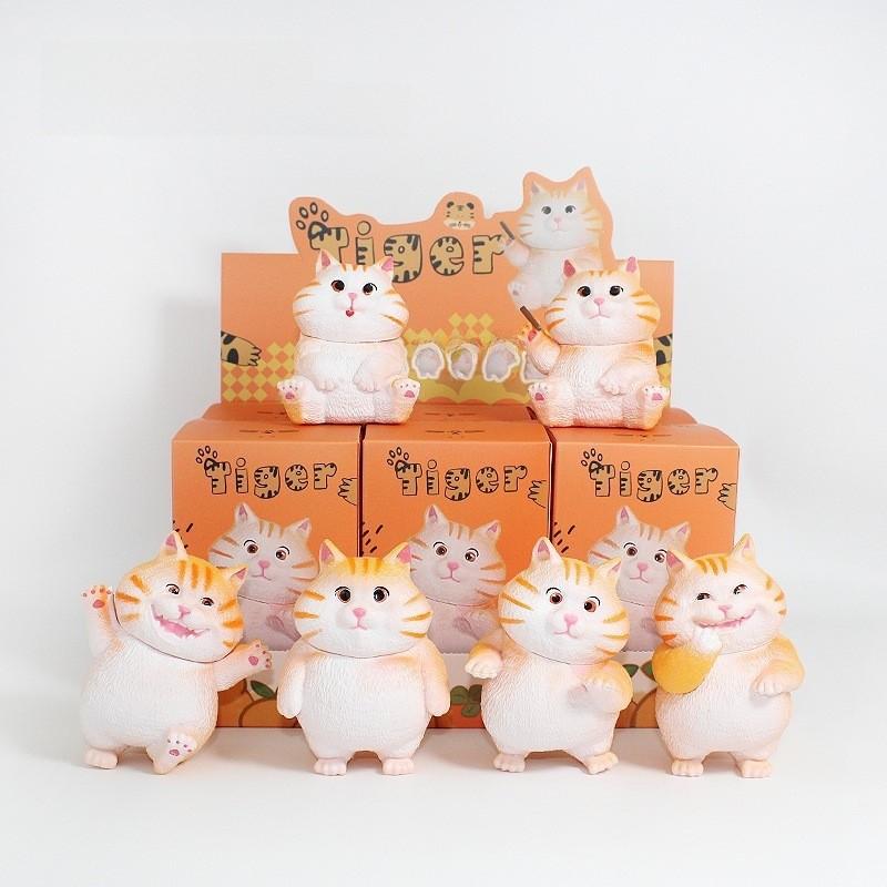 Anime Cat Figurine Pvc Collectible Desk Toy For Cute Pet Enthusiasts