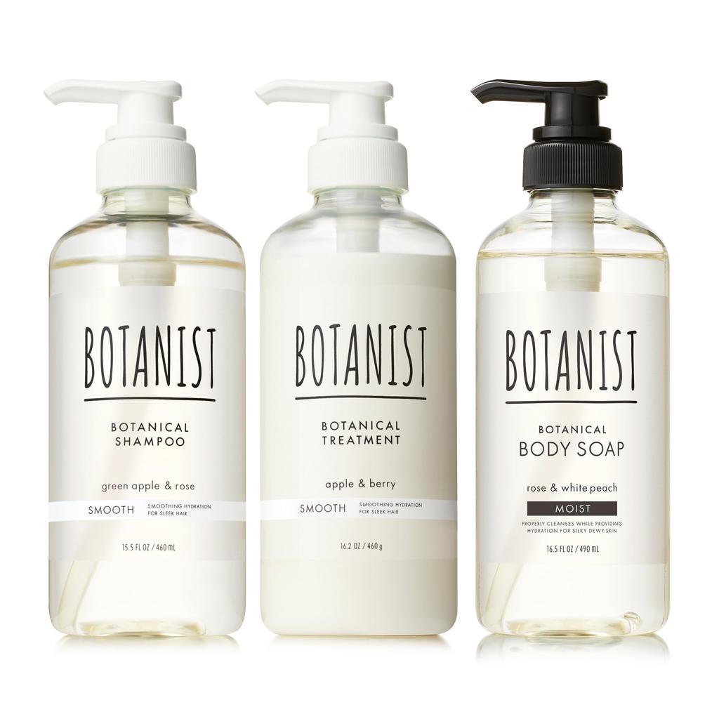 BOTANIST 3-Piece Shampoo Treatment and Body Soap Set Smooth Moist