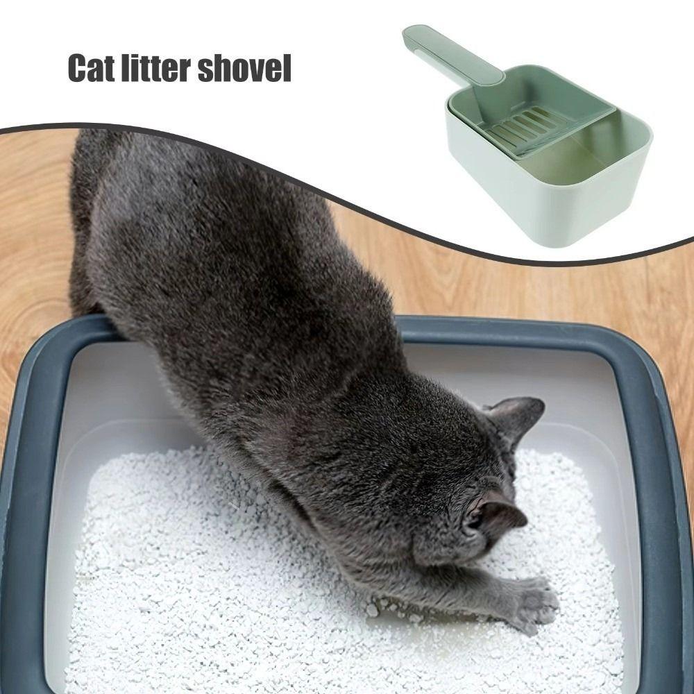 Large Capacity Cat Litter Scoop Plastic Pets Litter Shovel Pet Poop Shovel  Cat Litter Box Cleaning