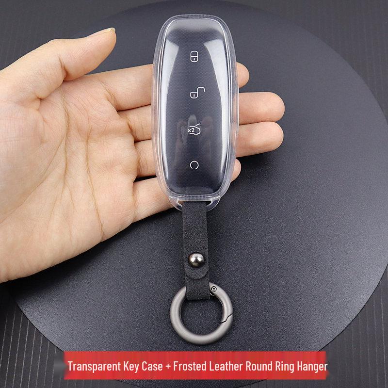 Denza D9/N7/N8 Transparent Car Key Cover with Full Coverage