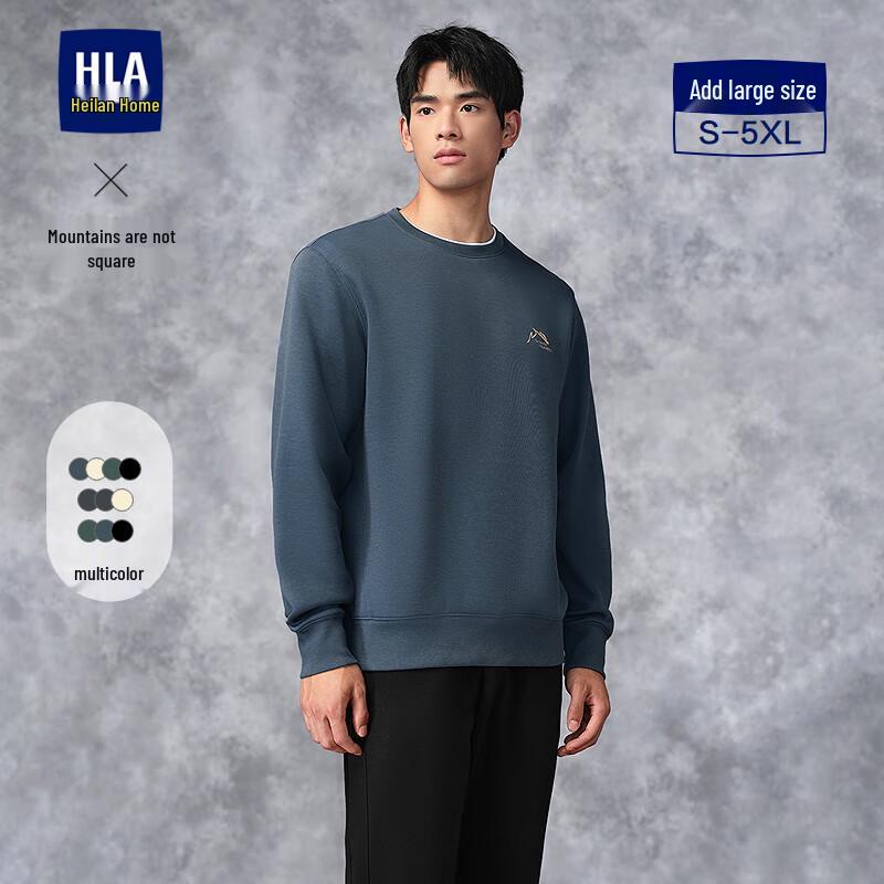 HLA Men s Mountain Series Embroidered Crew Neck Sweatshirt XL