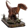 ASSYME Velociraptor Papercraft 3D Puzzle, Easy for Kids, No Glue or Tools Required