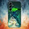 H- Anime Cute Totoroes Phone Case For Samsung Galaxy A73,A72,A71,A70,A53,A52,A51,Others Soft Black Cover
