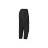 Li Ning Training Series Solid Color Butterfly Embroidery Cuffed Loose Sports Pants Women Pants Black AYKS952-1