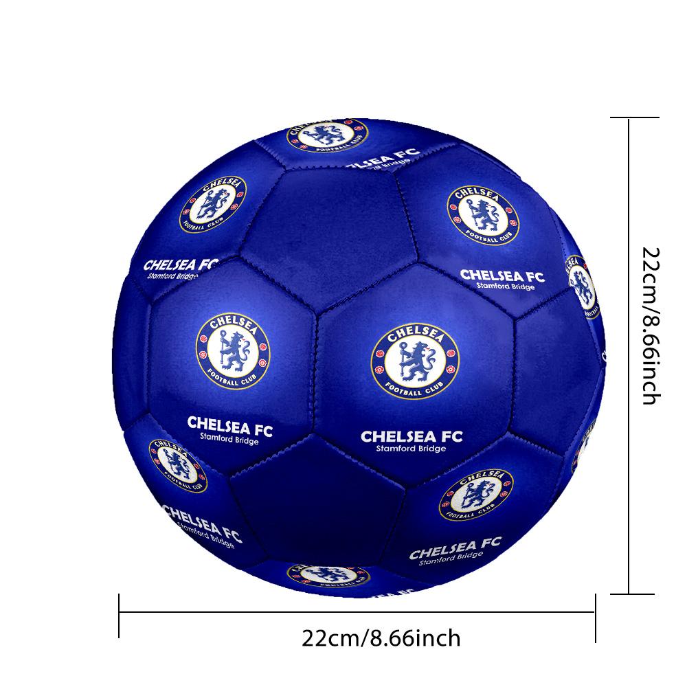 Fußball Chelsea F C Hallenfußball Ball Bunt Alle Altersgruppen Größe 5 Maschinengenäht PVC Wettkampfbereit Langlebig Hoher Rückprall