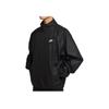 Sportswear Men's Woven Full-Zip Jacket Black Loose Fit Lightweight Casual Outerwear HV1140-010