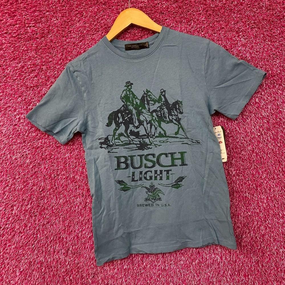 Junk Food Clothing Busch Light VintageStyle TShirt XS Unisex T-Shirt M