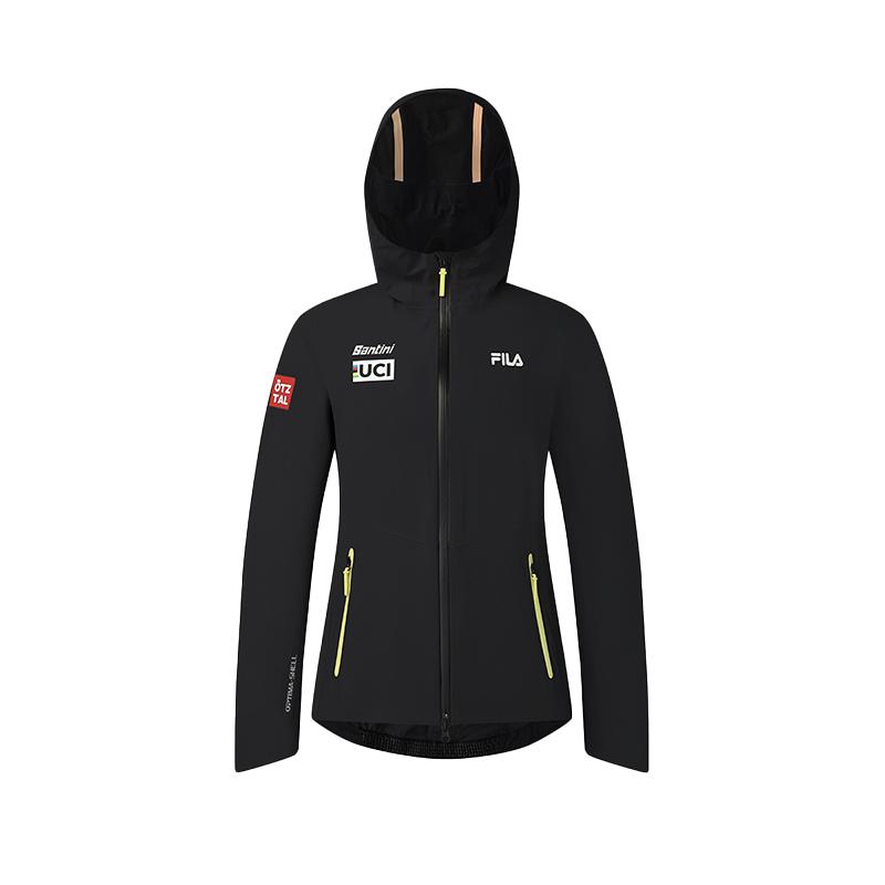 

Fila Велосипедная мода Простая повседневная Спортивная езда Универсальная Удобная Водонепроницаемая Ветрозащитная Быстросохнущая Куртка Женская куртка Насыщенно-черный A11W518702F-BK S