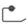 Modern Wall Mount Toilet Paper Holder Matte Black Simple Design Bathroom Accessory Durable Hardware Included Easy To Use
