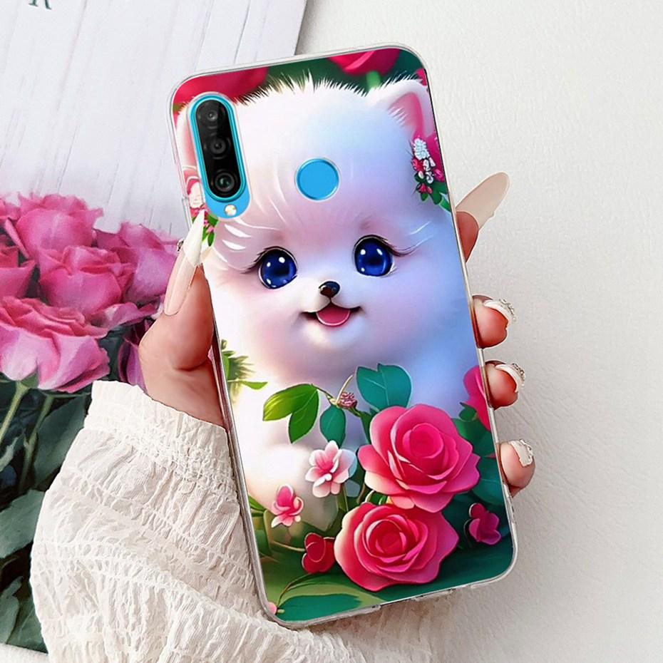 Cute Cartoon Case For Huawei P30 Lite P30 Pro Soft Silicone TPU Back Cover For Huawei P30lite P 30 P30Pro Phone Cases