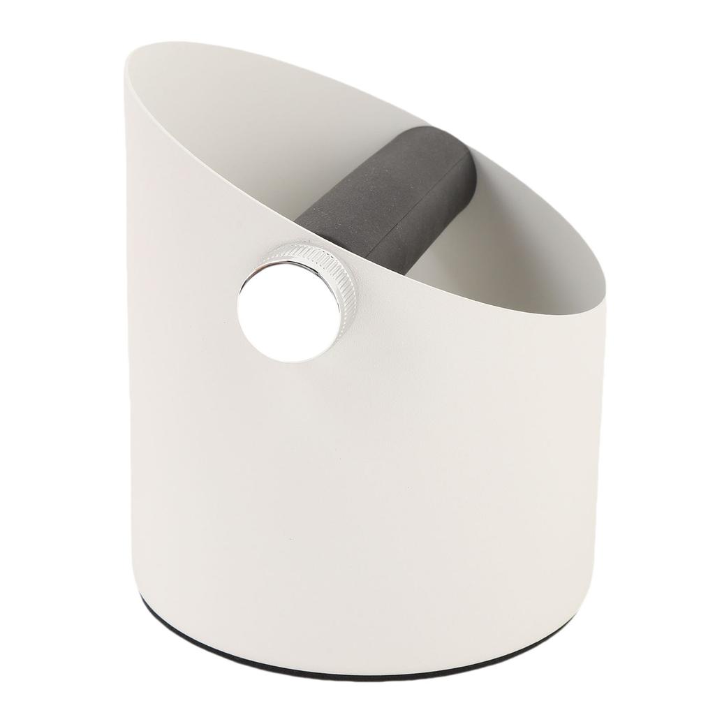 Small Coffee Knock Box Carbon Steel Coffee Grounds Container Waste Bin for Household
