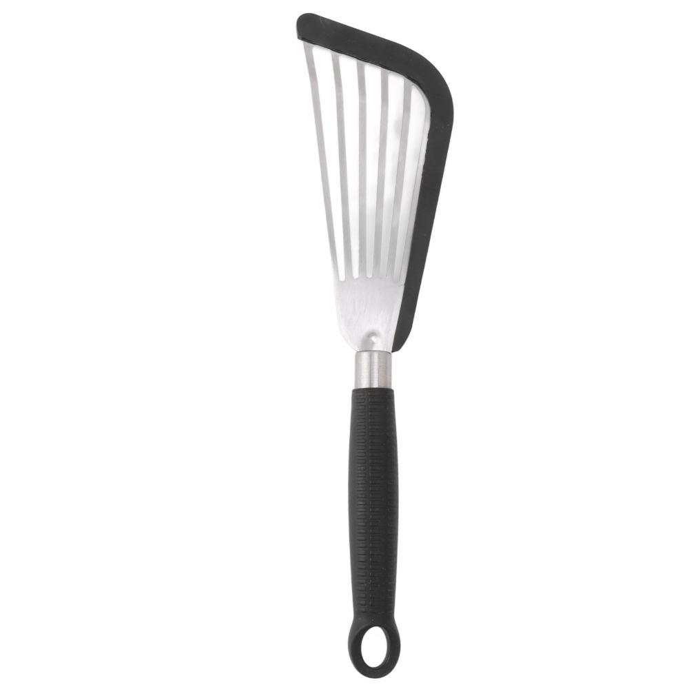 Black Grey Slotted Spatula Stainless Steel Silicone Nonstick Spatula Nonstick Cookware