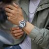 Quick Release Leather Watch Strap 20mm Nubuck Watch Band Buckle [WOCCI] Gray/Silver