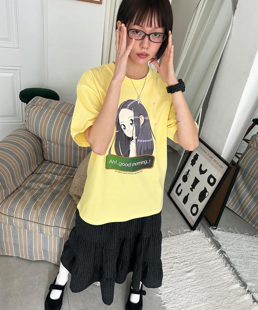 Wondeobijiteo Dokidoki T-Shirt [Light Yellow]