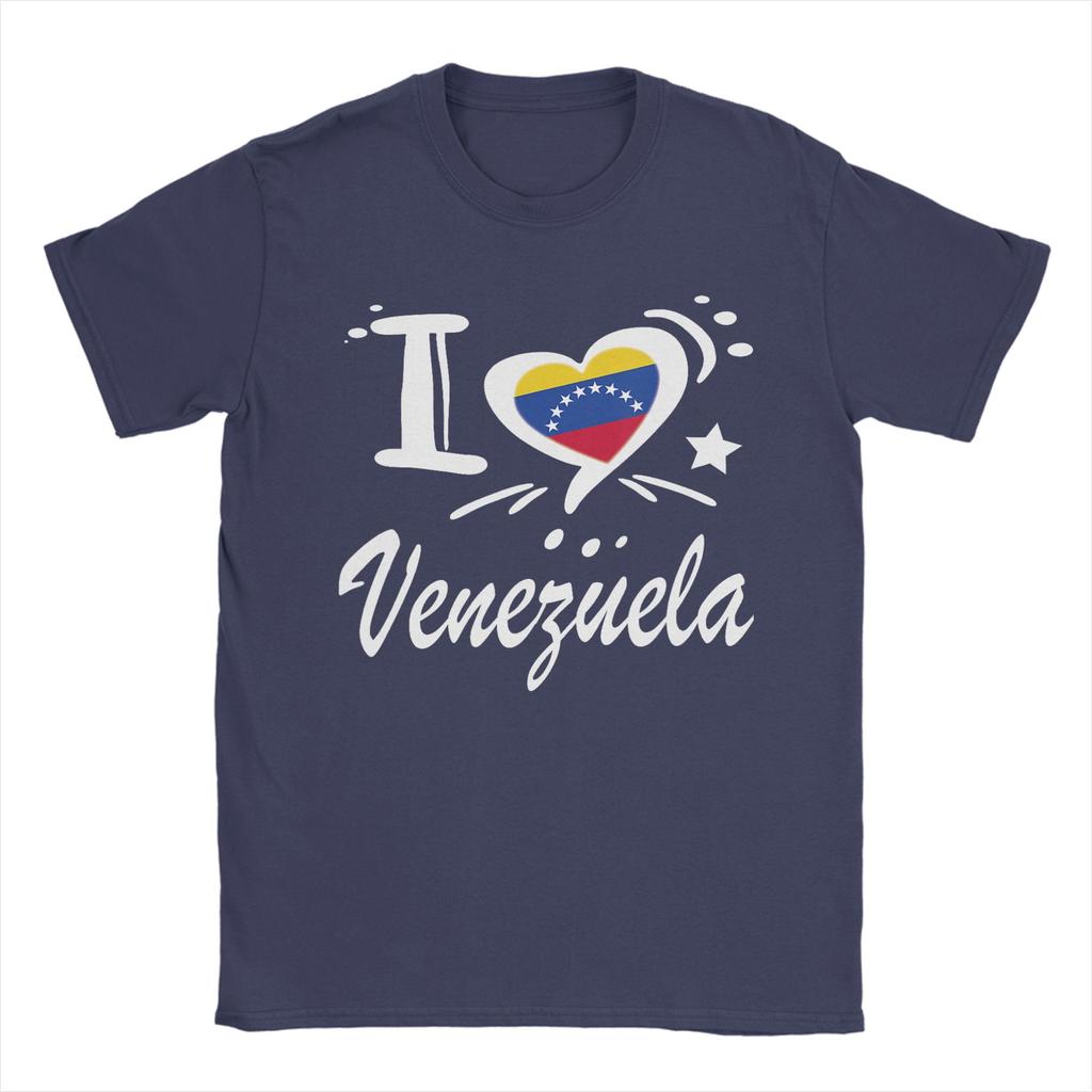 Unique Venezuela Venezuelan Flag TShirt for Unisex O Neck Pure Cotton T Shirt Short Sleeve Tees 4XL 5XL 6XL Clothes