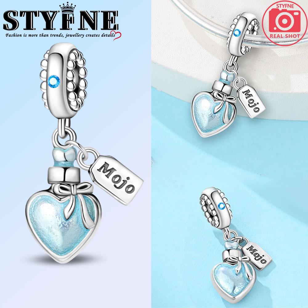 Princess Style Copper Color Wishing Bottle Birthday Present Charms Beads Fit Original Bracelets Necklace Fine Diy Jewelry