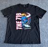 Unbranded The 716 Buffalo Fire Bull Neon Graphic T-Shirt Size L Black Tee Unisex T-Shirt
