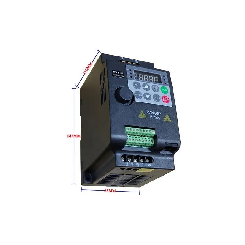 220V 0.75KW/1.5KW/2.2KW 1HP/2HP/3HP Economical Mini VFD Variable Frequency Drive Converter for Motor Speed Control Inverter
