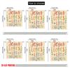 2pcs,2D plane printing Curtains Digital Printed Colorful Faith Message Polyester Easy Install (without rod) Decorations For Home