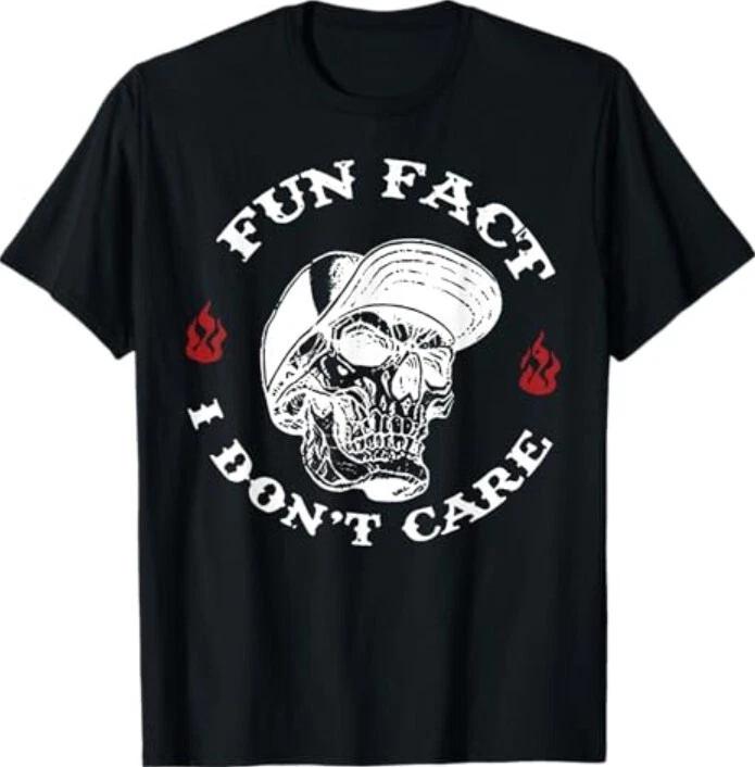 Забавный факт Я не волнуюсь Смешной скелет Саркастичный юмор для взрослых Футболка L