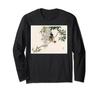 Kono Bairei Vintage Sparrow Bird Painting Japanese Art Long Sleeve T-Shirt