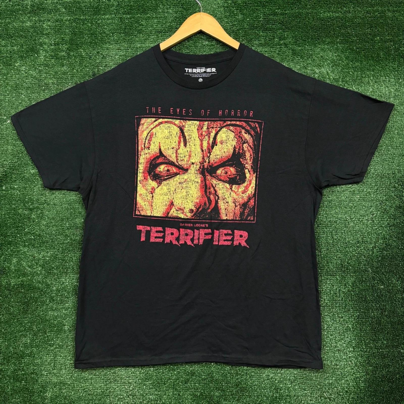 

Terrifier The Eyes of Horror Art the Clown T-shirt Size Extra Large XL