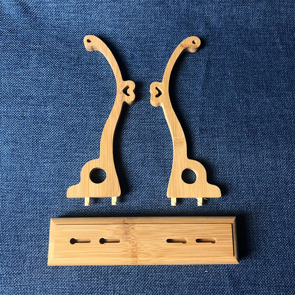 Supporto per Ventaglio in Bambù Stile Cinese Tradizionale per Decorazione da Tavolo Supporto Base per Telaio Ventaglio Strumento Espositivo Accessori