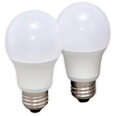 AGLED LED Bulb 26mm Base, 60W Equivalent, Warm White, Wide Beam, Energy-Saving, Set of 2, LDA8L-G-6T6-E2P