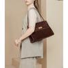 New Mailard Shoulder Bag Retro Commuting Tote Flip Leather Light Luxury Underarm High-quality Women