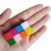 100 Pcs Crafts Wooden Cube Square Natural Solid Wood Crafts Blocks for DIY Projects Puzzle Letters Stamps for Home Decoration