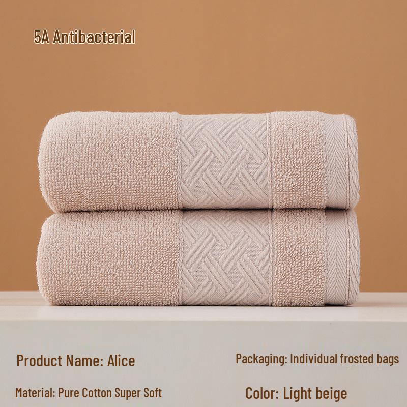 Antibakterielle reine Baumwolle einzeln verpackte Handtücher - Saugfähige Gesichts- & Badetücher für Erwachsene, Männer & Frauen