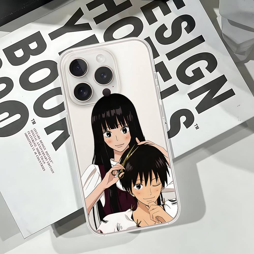 Cute K-Kimi Ni Todoke Phone Case Soft Transparent Case For IPhone 17 16 15 14 13 12 11 Pro Max Mini Plus Cover Case