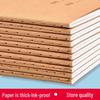 Teacher-Approved Kraft Paper Homework Notebook for Elementary Students