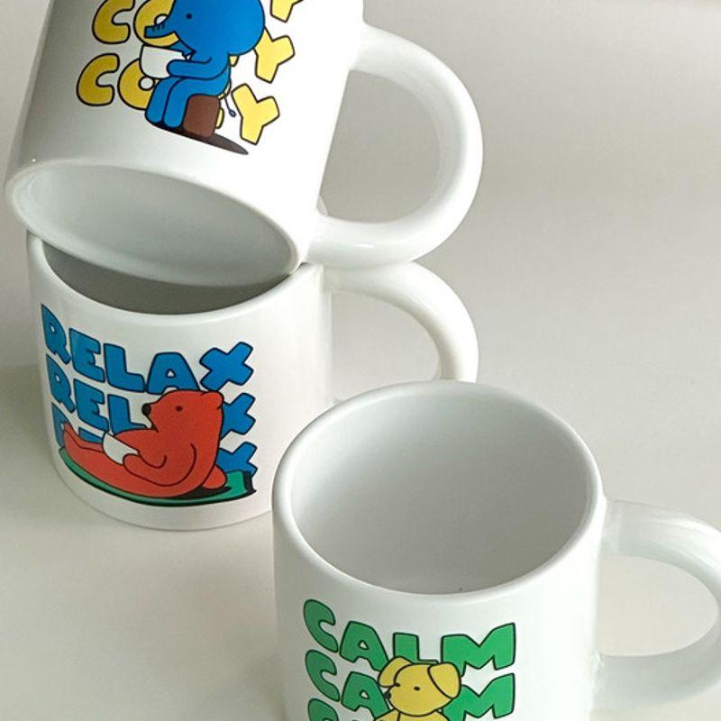 sundaymorningplate Animal Tea Club RELAX BENG Mug