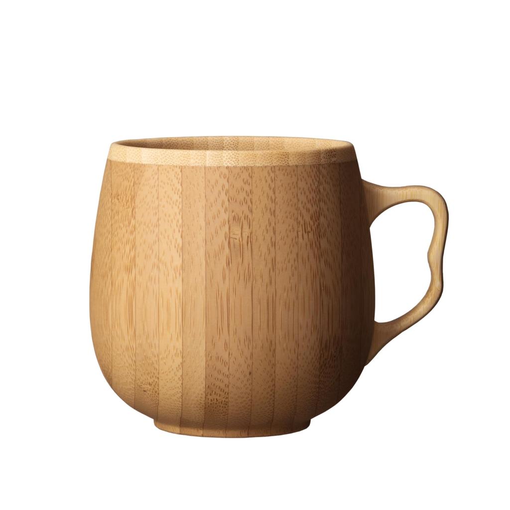 RIVERET Cafe Au Lait Mug 350ml Bamboo Dishwasher Safe Brown RV-205B