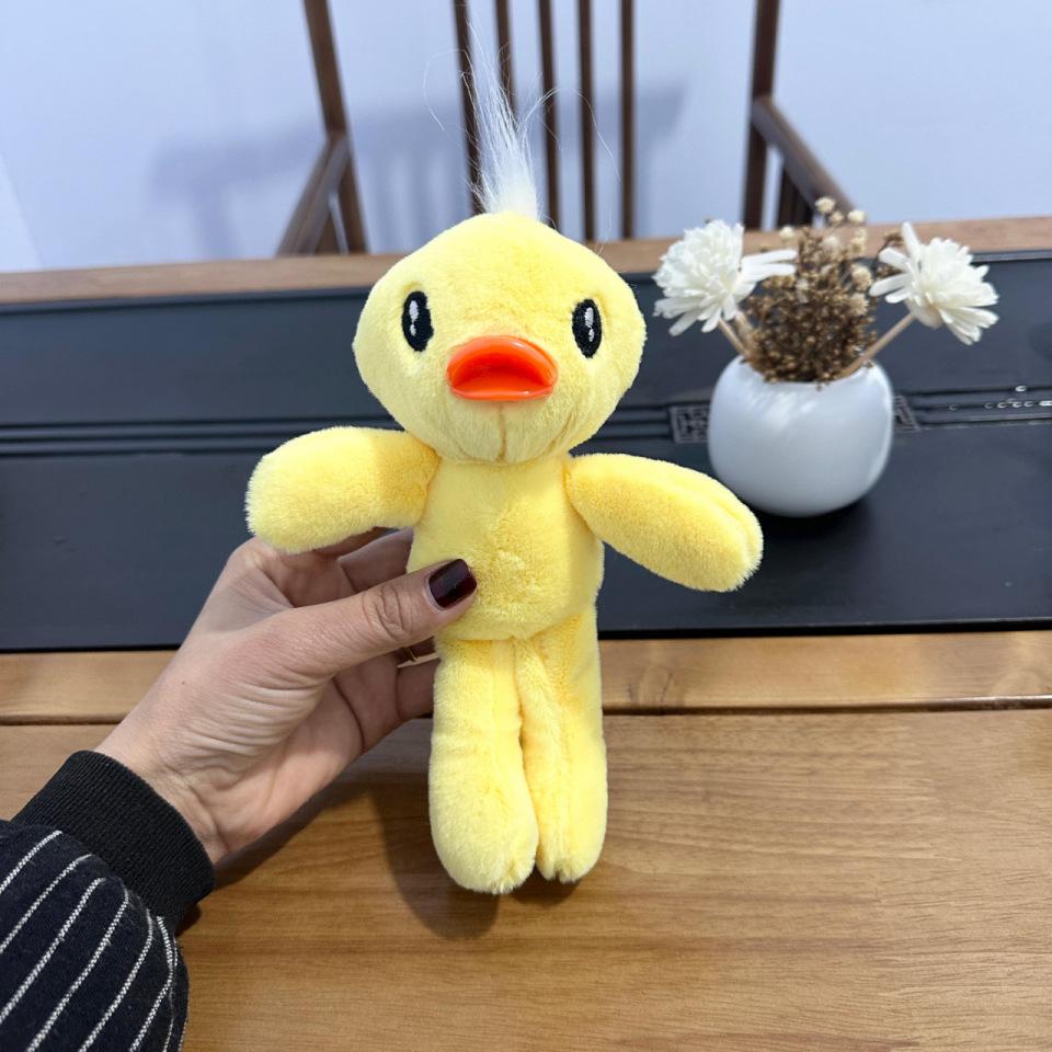 Mini Plush Toy Claw Machine Keychain Charms