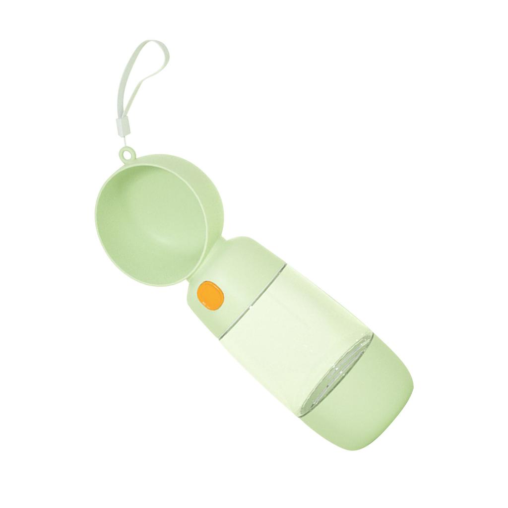 Pet Water Bottle Leakage Proof Portable Dog Water Dispenser Feeder for Short Trip Outdoor Green
