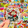 50 Street Graffiti Series Stickers, Funny Suitcase Helmet Notebook Personalized Guitar Stickers