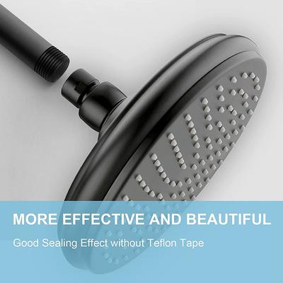 10cm Leak-proof Shower Bracket With Flange Ceiling Mount Shower Head Extension Male G1/2 Connectors Shower Head Arm Extension