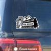 Auto Stickers Ik Rijd Waar De Wolf Bang Is Waterdichte Vinyl Stickers Auto Carrosserie Raam Decor Motorhelm Stickers SH32