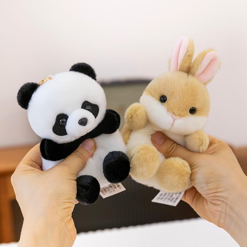 Dog Scented Plush Keychain With Pp Cotton Filling For Car Decor And Gift For Friends